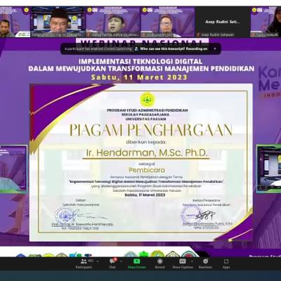 Seminar Nasional, Maret  2023